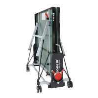 Sponeta S 5-72 e Tischtennisplatte Schoolline Outdoor + Abdeckhülle + Schläger Set