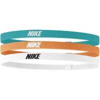 3er Pack NIKE 2.0 elastische Haarbänder mit Silikonstreifen