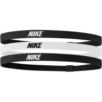 3er Pack NIKE 2.0 elastische Haarbänder mit Silikonstreifen