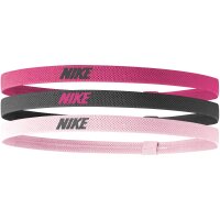 3er Pack NIKE 2.0 elastische Haarbänder mit Silikonstreifen