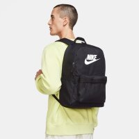 NIKE Heritage Rucksack black/black/white
