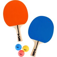 V3TEC 100 Fun Tischtennis-Set 2 TT-Schläger + 3...