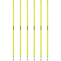 6er Pack uhlsport Slalomstange fluo gelb