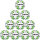 10er Ballpaket DERBYSTAR Brillant APS Fußball Spielball weiß/grün/grau 5