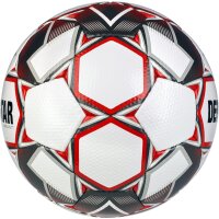 DERBYSTAR Long Life TT Trainingsfußball weiß/rot/schwarz 5