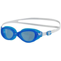 Speedo Futura Classic Schwimmbrille Kinder Clear/Neon Blue