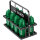 JAKO Trinkflaschenset 8x Trinkflaschen + Halter 100 - rot