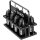 JAKO Trinkflaschenset 8x Trinkflaschen + Halter 100 - rot