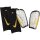 101 - white/black/mtlc gold coin